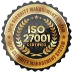 ISO/IEC 27001 tanúsítvány badge