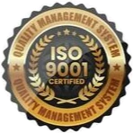 ISO 9001 tanúsítvány badge