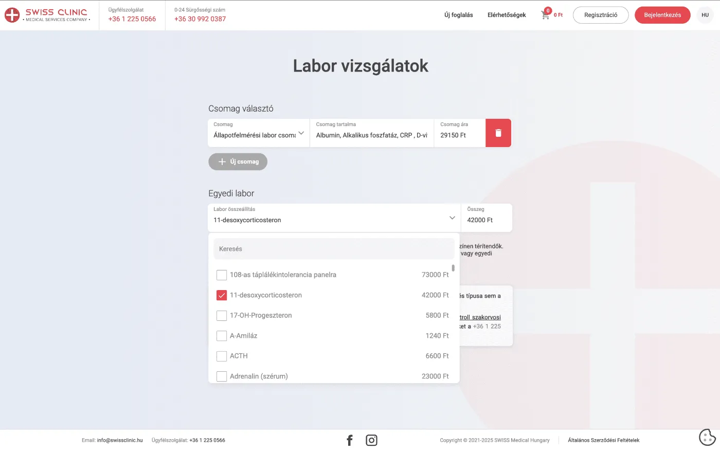 Swiss Clinic – 4. képernyő