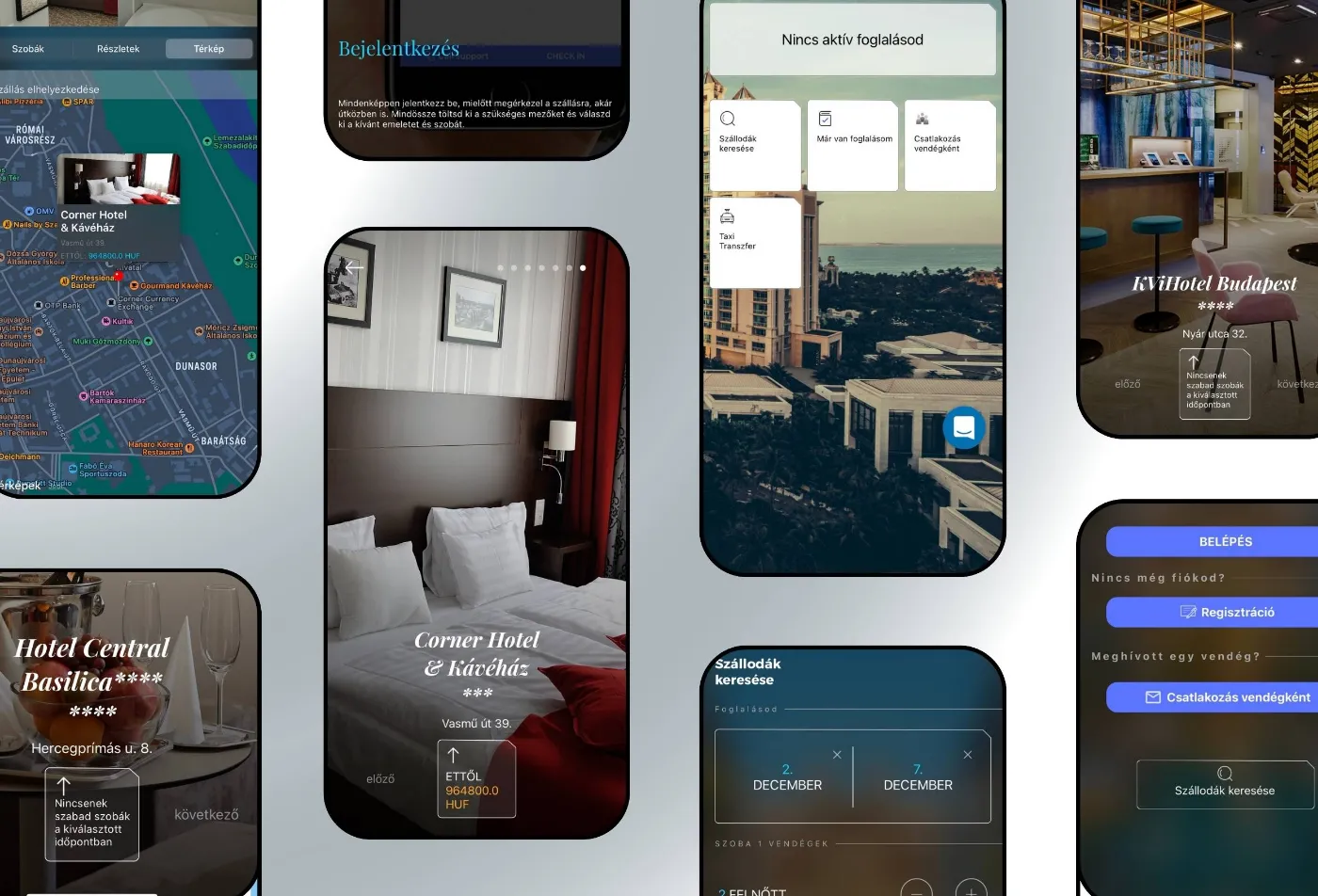 TMRW Hotels mobilapp – 2. képernyő