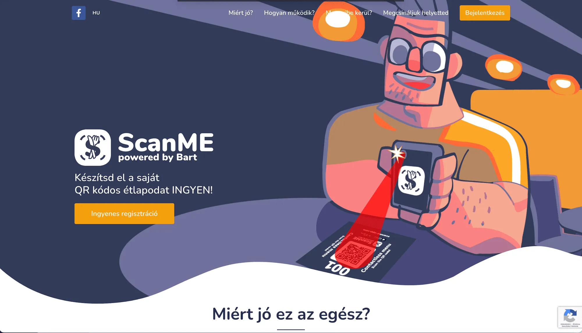 ScanME QR étlap